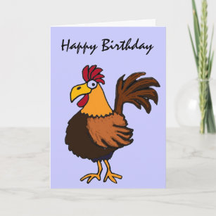 Cartes Coq D Anniversaire Zazzle Fr
