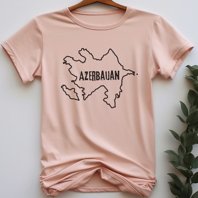 Azerbaïdjan Carte du pays Chemise T-shirt Azerbaïd (Créateur téléchargé)