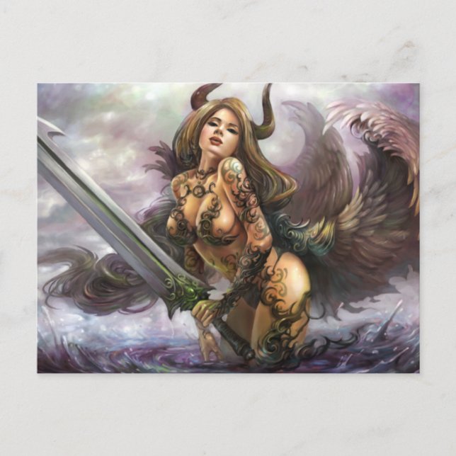 Azmodues Dark Angels "Aldornia", Carte postale (Devant)