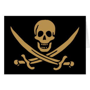 Aztec Gold Crâne et cutlass Pirate Calico Jack