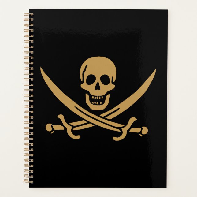 Aztec Gold Crâne et cutlass Pirate Calico Jack (Devant)