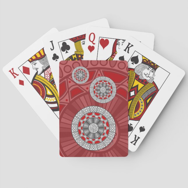 Aztec rencontre les cartes de jeu classiques Alien (dos)