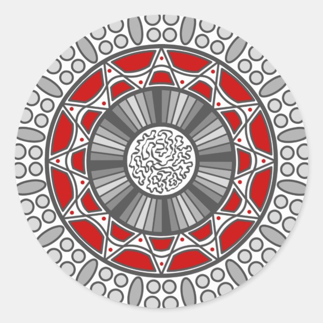 Aztec rencontre un autocollant Alien (Devant)