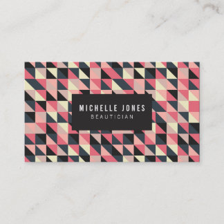 Aztec Triangles Styliste Cartes de visite