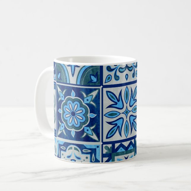 Azulejo portuguese mug (Devant gauche)