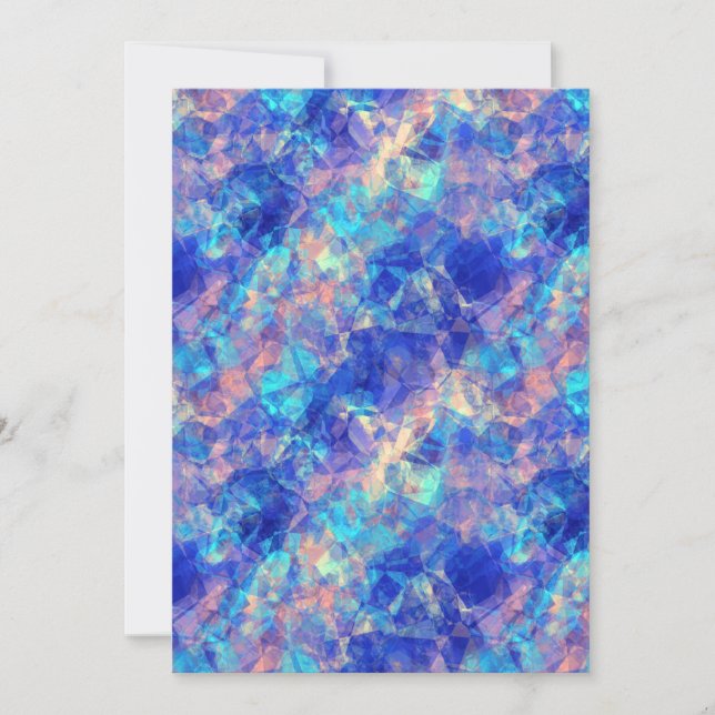 Azure Blue Crumpled Texture (Devant)