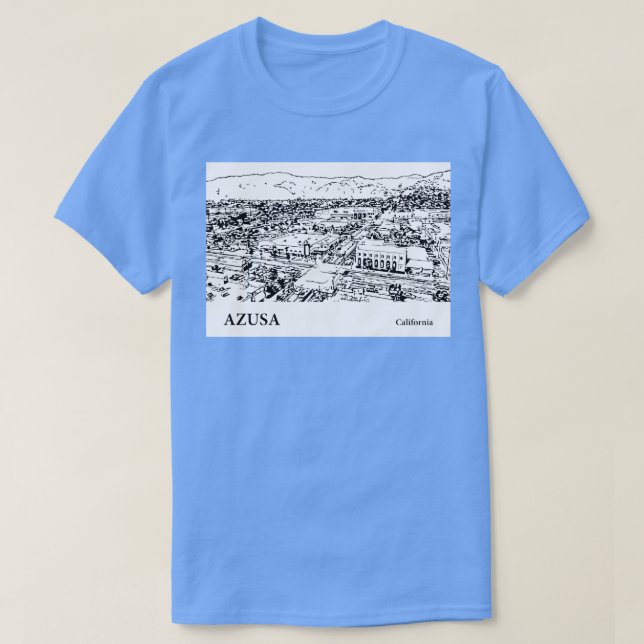 Azusa California TShirt 2 (Design devant)