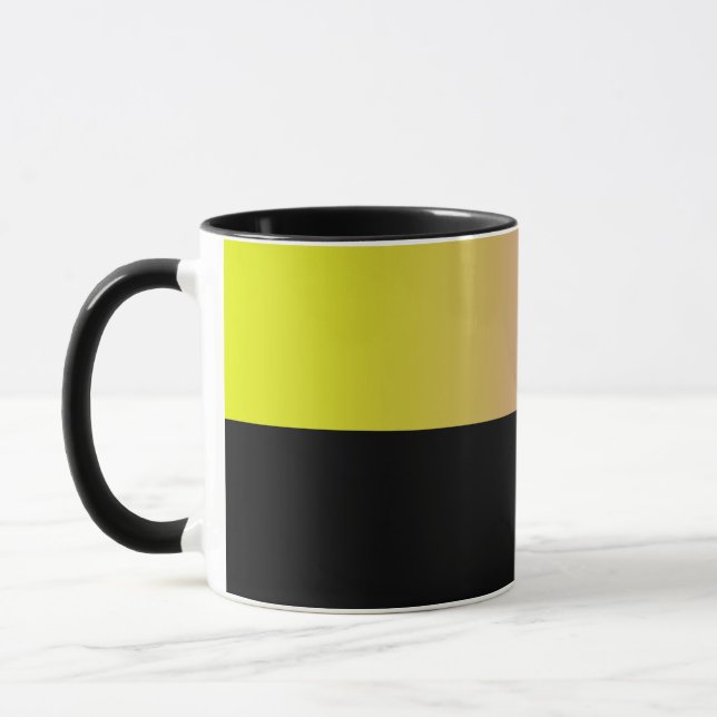 B04 - Tasse avec dégradé de couleur jaune violet (Gauche)