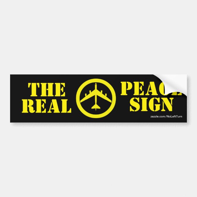 B52 Sticker pour pare-chocs pour les signes de pai (Devant)