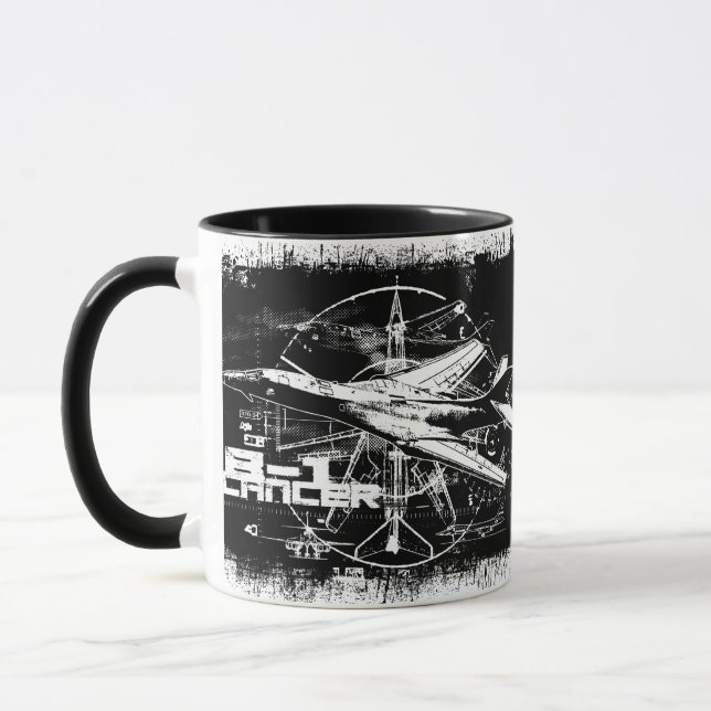B-1 Lancer 11 oz Ringer Mug (Gauche)