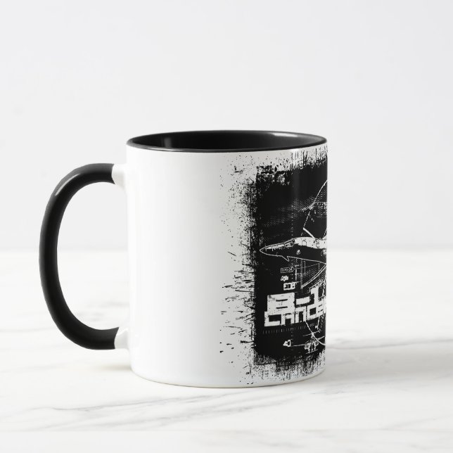B-1 Lancer 11 oz Ringer Mug (Gauche)