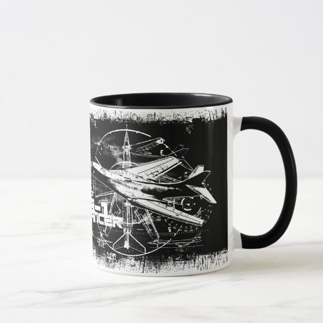 B-1 Lancer 11 oz Ringer Mug (Droite)