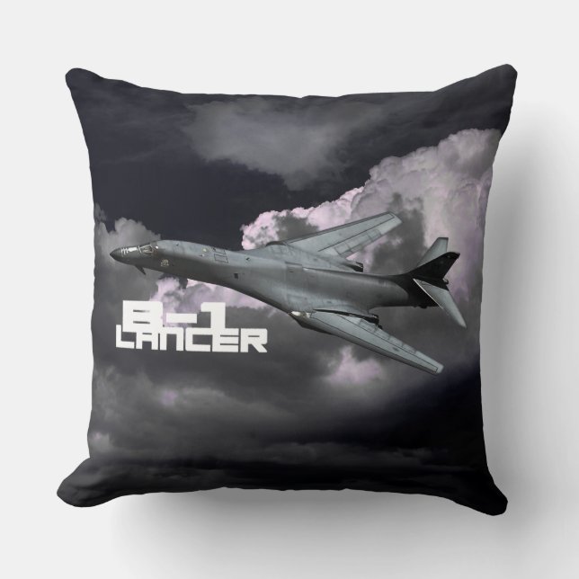 B-1 Lancer Oreiller de coton de qualité A 20x20 (Recto)
