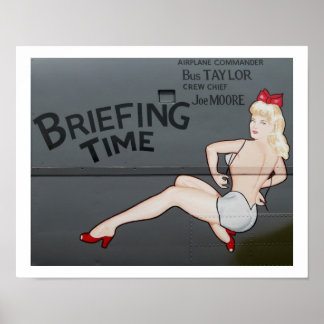 B-25 Affiche du temps d'information