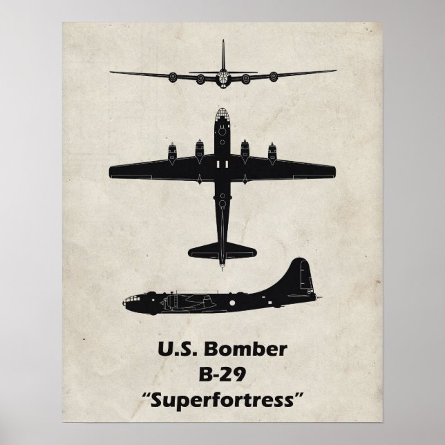 B-29 Poster de la forteresse (Devant)