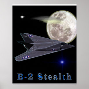 B-2 Affiches de bombardement furtif