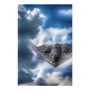 B-2 Spirit Stealth Bomber GHOST MAKER Photo Imprim