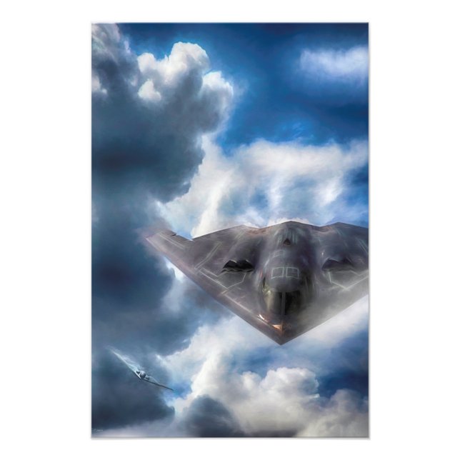 B-2 Spirit Stealth Bomber GHOST MAKER Photo Imprim (Devant)