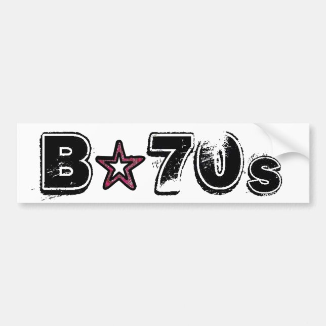 B-70s Official Sticker (Devant)