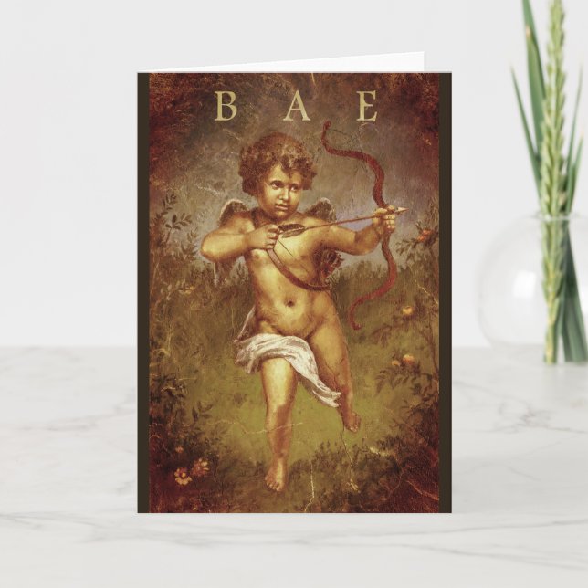 B A E Cupid Valentines carte (Devant)
