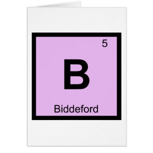 B - Biddeford Maine Chimie Tableau Périodique