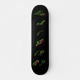 "B-Day" 10 mars 1982 - Skateboard - Personnalisabl