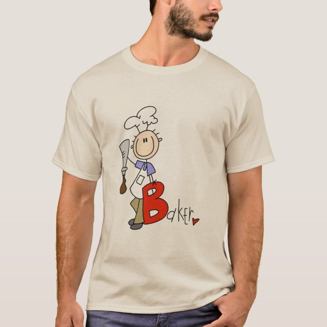 B est pour des T-shirts et des cadeaux de Baker (Devant)