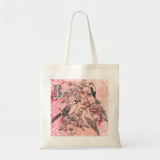 B est pour le sac fourre-tout à oiseau (Devant)