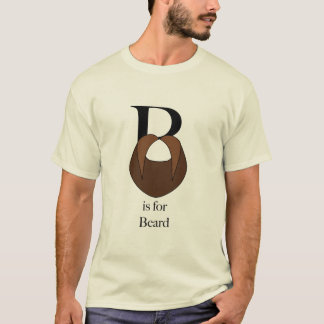 B est pour le T-shirt de barbe