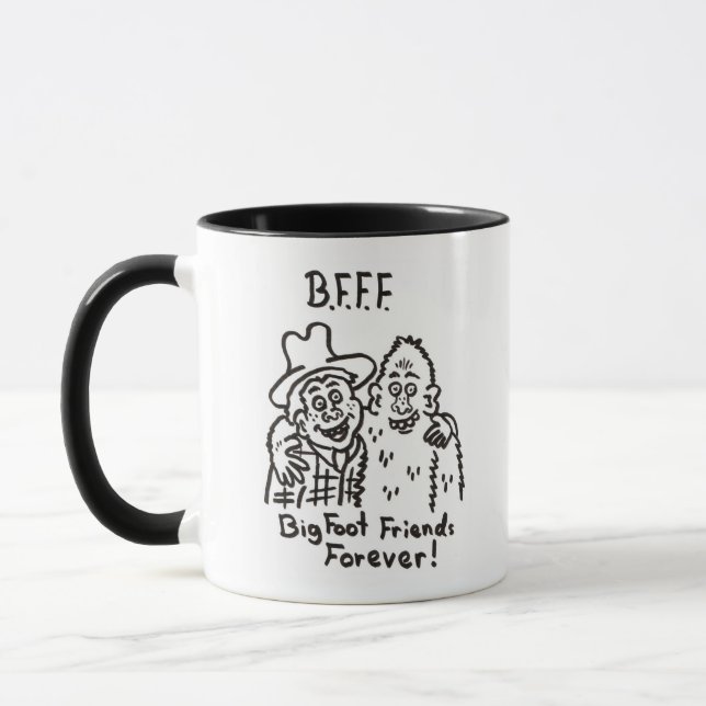 B.F.F.F. Grande de pied d'amis tasse de café pour (Gauche)