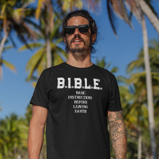 B.I.B.L.E. : T-Shirt pour hommes Instructions de b