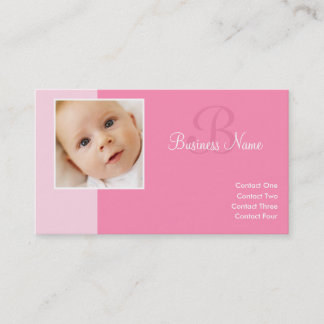 B pour Cartes de visite de bébés