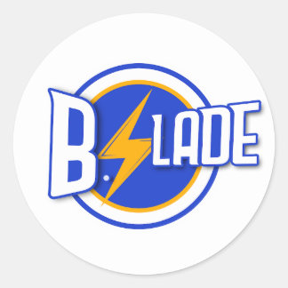 B.Slade - Bleu Logo Sticker