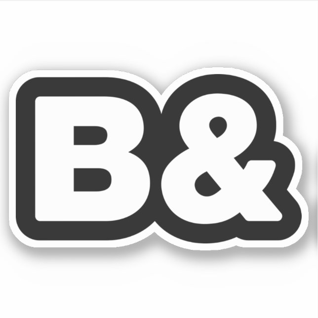 B & STICKER (Devant)