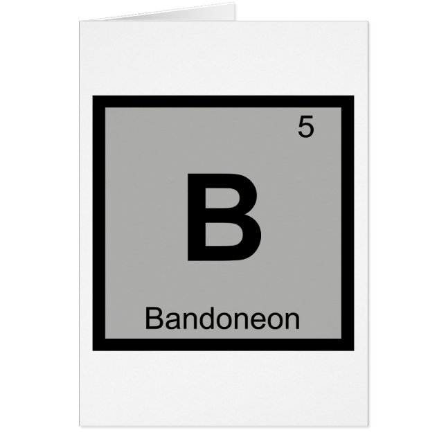 B - Table périodique de la chimie de la musique de (Devant)