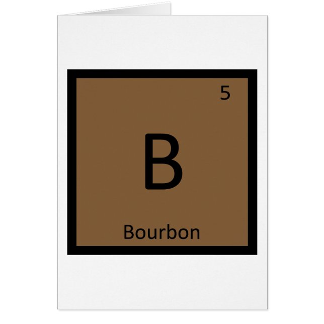 B - Tableau périodique de la chimie de l'alcool Bo (Devant)