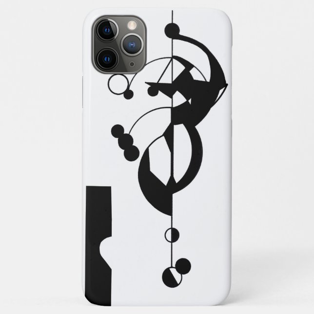 B&W Geo Design iPhone 11 Pro Max Coque (Dos)