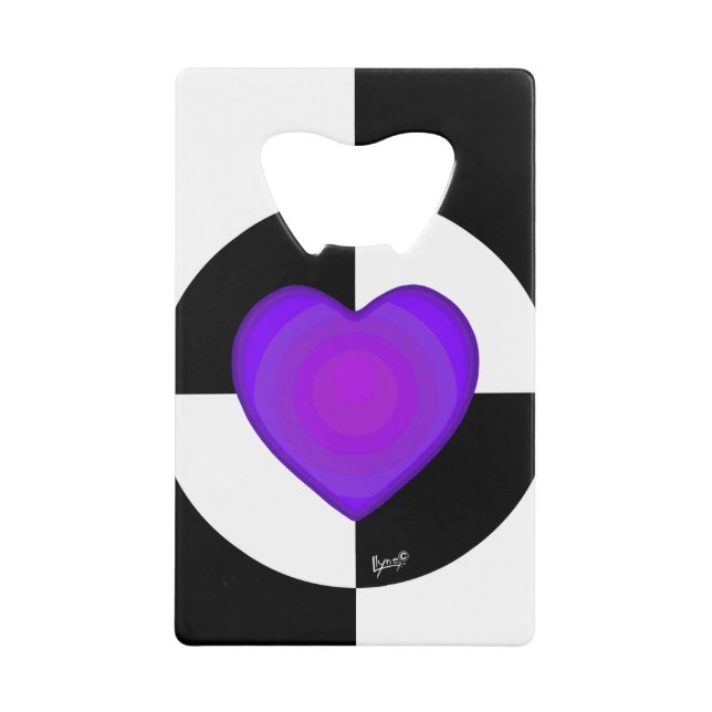 B&W Purple Hearts Beating (Devant)