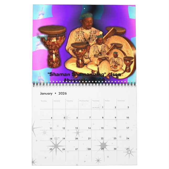 Baba's Dream Drum 2009 Calendrier (Jan 2026)