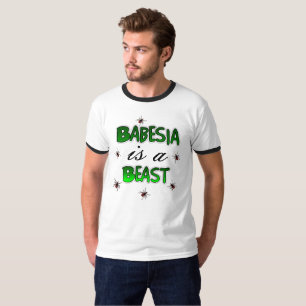 Babesia est un t-shirt Beast Lyme Tique
