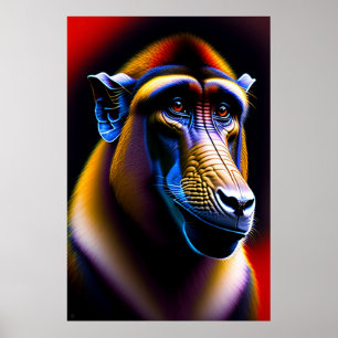 Baboon - Impression d'art en toile