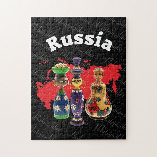 Babouchka Matryoshka Puzzles (Vertical)
