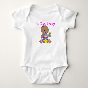 Baby 1er anniversaire Africain-Américain Tshirt