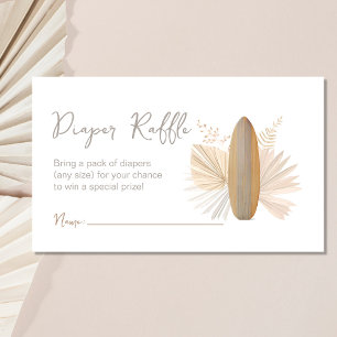 Baby à bord Baby shower Déchets Carte Raffle