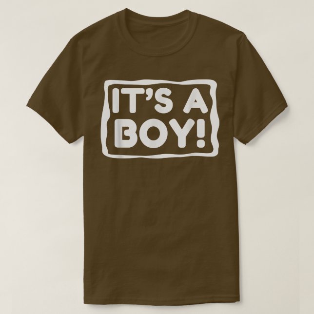 Baby and Maternity It's a Boy T-shirt (Design devant)