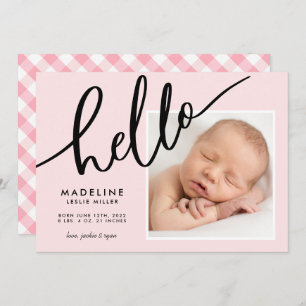 BABY ANNOUNCEMENT Add Your Photo