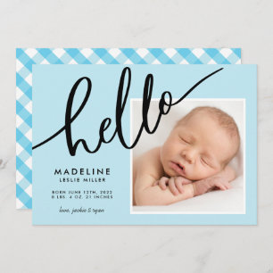 BABY ANNOUNCEMENT Add Your Photo