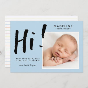 BABY ANNOUNCEMENT Add Your Photo