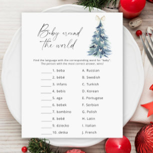 Baby Around the world - Baby shower d'hiver