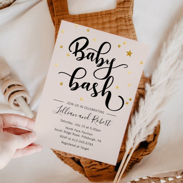 Baby Bash Couples Baby shower invitation (Créateur téléchargé)